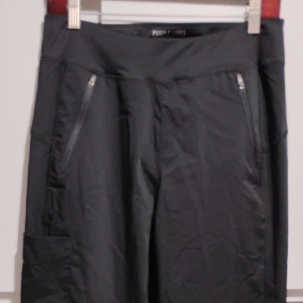 SALE! NWOT Purple Label Yoga Healing Hands Black Pants Sz.S (X6) - Picture 3 of 10